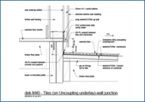 Tiles (On Uncoupling Underlay) Wall Junction